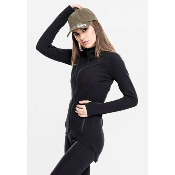 Hoody - Urban Classics - ATHLETIC INTERLOCK - Sort - Lange ærmer - Hættekrave sort S