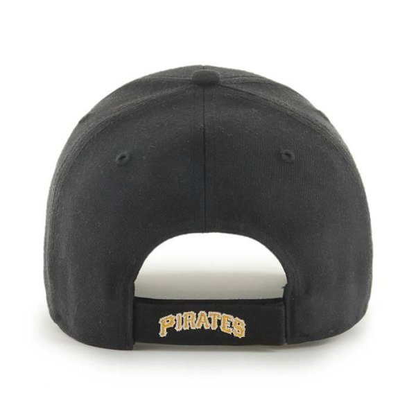 Casquette MLB RETRO Pittsburgh Pirates - 47 Brand - Afslappet Pasform - Hvid og Sort - Mand Svart