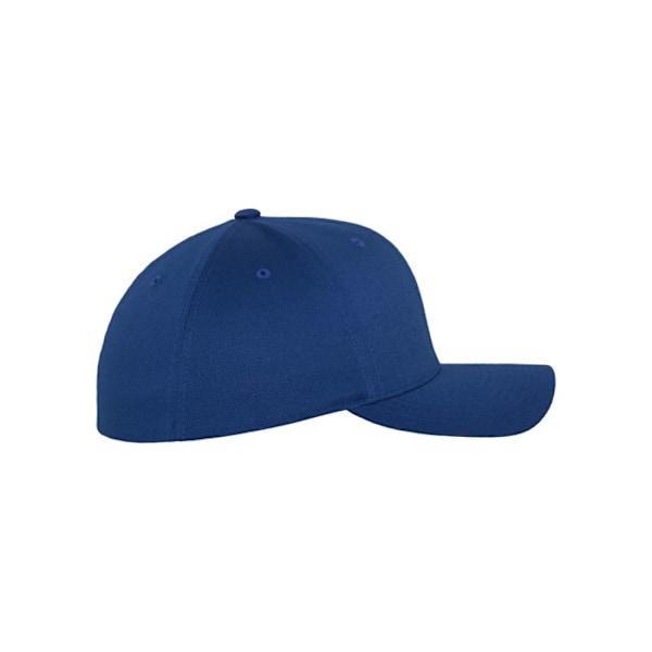 Casquette - Flexfit - Wooly Combed - Blå Royal - Unisex - Sportkläder kungsblå S / M