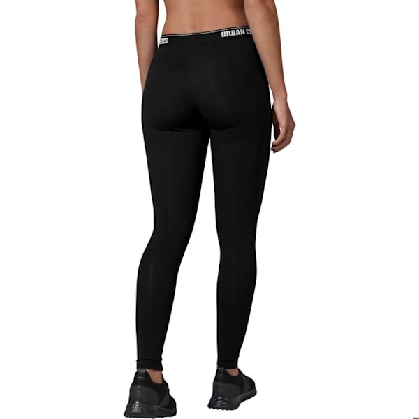 Leggings til kvinder - Urban Classic - Tætsiddende - Sort - 95% Bomuld - Standard størrelse sort XL