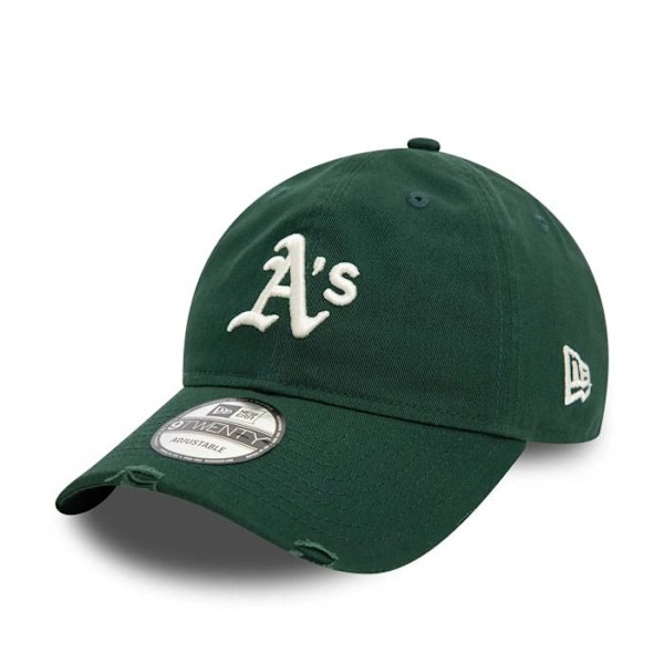 Casquette 9twenty - New Era - Oakland Athletics - Kulunut - Tumma vihreä/valkoinen - Unisex mörkgrön/vit Unik storlek