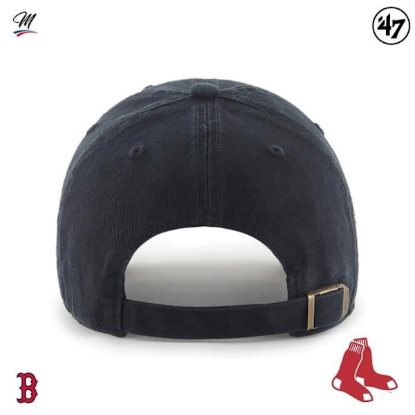 Cap MLB Boston Red Sox Cooperstown Double Under 'Clean Up' - BCPTN-DBLUN02GWS-BK12