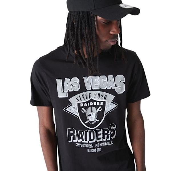 Paita - NEW ERA - WORDMARK Las Vegas Raiders - Lyhythihainen - Mies - Musta Svart jag