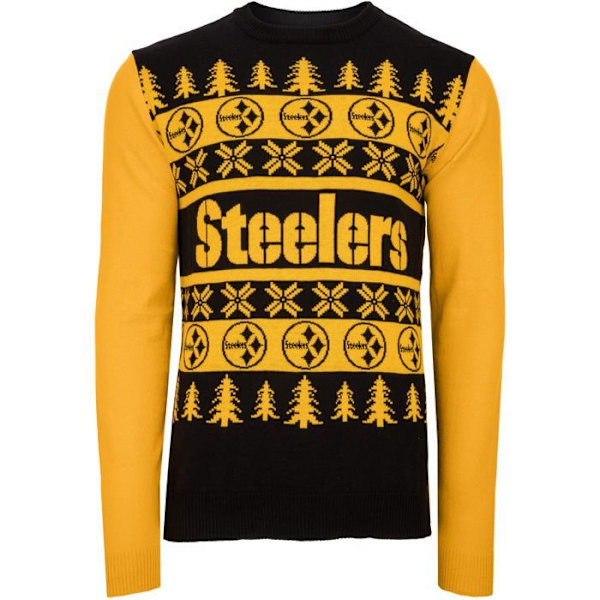 NFL Tiimien Ruma Neule XMAS Joulupaita Pittsburgh Steelers jag