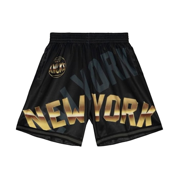 Mode shorts - M&N - Big Face 4.0 - New York Knicks - Sort - 100% polyester Svart jag