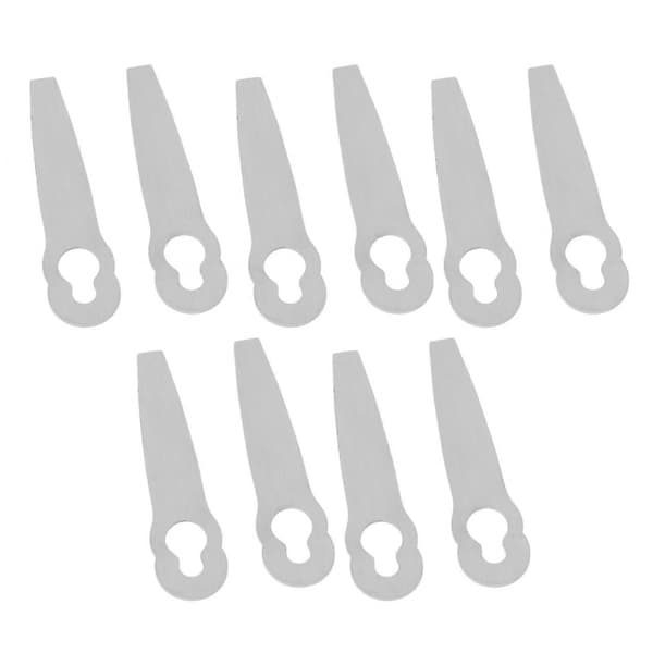 10-pack Ersättningsblad i metall Kompatibla med FSA 45 Polycut 2-2 Gräsklippare