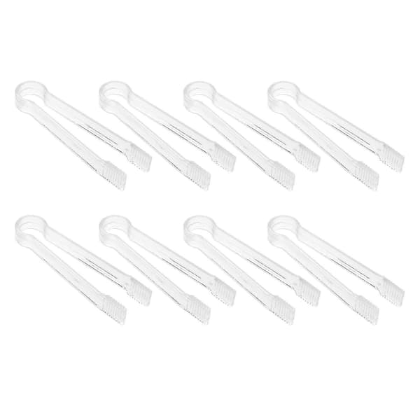 8 st Plast Buffé Serveringstänger Mini Serveringsredskap Tänger