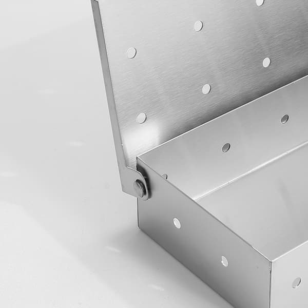 Bbq Rökbox Gångjärn Rostfritt Stål Grilltillbehör För Träflis Gas