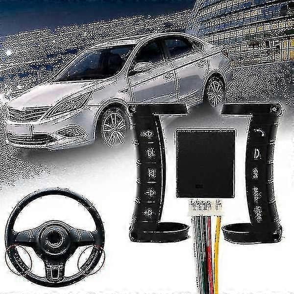Universal Multifunktionell Trådlös Ratt Kontroller Bluetooth DVD Navigationsknappar Kontroll Xxf