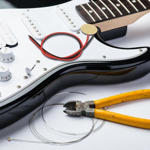 15st Piezo Diskar Akustiskt Instrument Pickup Piezoelektrisk Givare Gitarrdelar