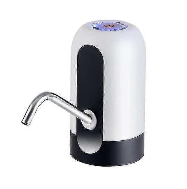 (Vit) Elektrisk vattenflaskpump Dispenser Trådlös Camping Dricksvattenkran