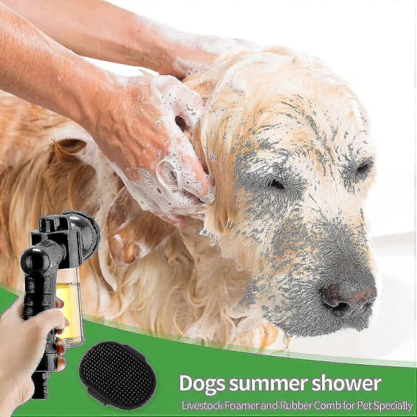 Hunddusch Dusch Hundduschhuvud Grön