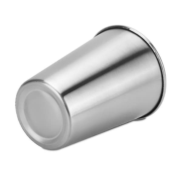 5x Stapelbara Rostfria Muggar I 55 Ml - Camping Utomhus Metallmugg -