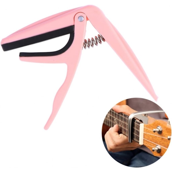 Kompatibel med Zinklegering Bas Ukulele Bas Shaker Bas Eleguitar Gitarr Kapo Ukelele Stämapparat