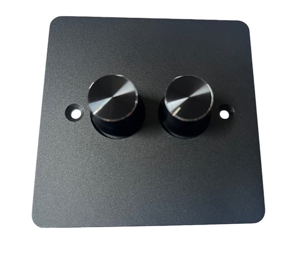 DC 12V-24V LED Dimmer Switch 2-vägs 120W Vägg Tryck På/Av Rotationskontroll Dimmer