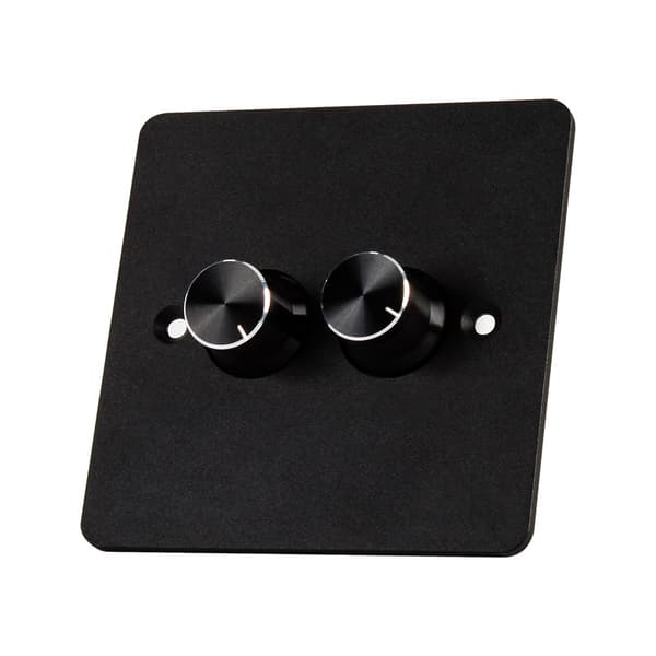 DC 12V-24V LED Dimmer Switch 2-vägs 120W Vägg Tryck På/Av Rotationskontroll Dimmer
