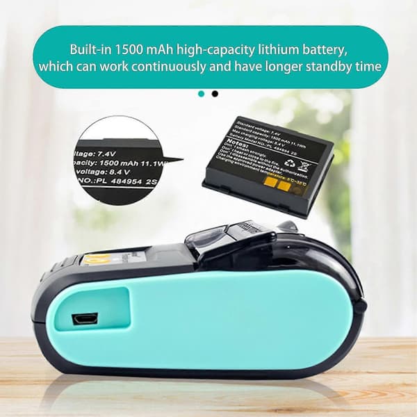 Bluetooths Kvittoskrivare 58mm Mini Trådlös Pos Kvittoskrivare