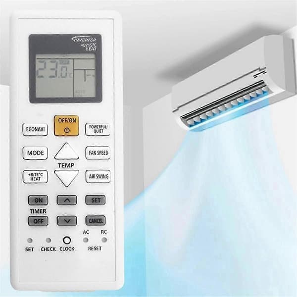 Ersättningsfjärrkontroll A75C01920 AC Kompatibel med Panasonic A75C01920 Luftkonditioneringsfjärrkontroll