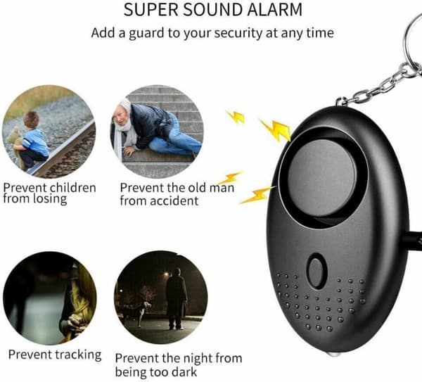 Säkerhetslarm Nödlarm 130db Panikattack Personlig Säkerhet För Student
