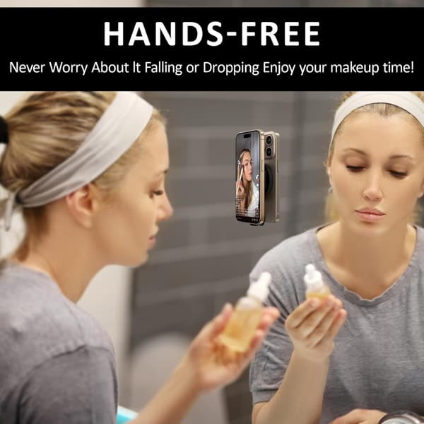 Sugproppsfäste, Magnetisk sugtelefonfodral Sticky Grip för väggduschspegelbil