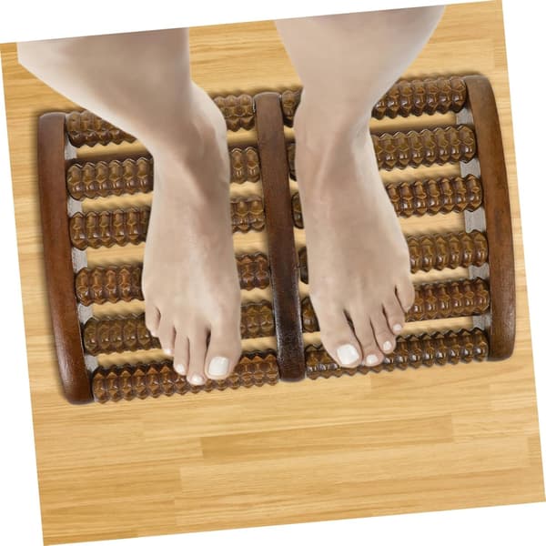 Massage Roller i Trä, Fotmassage Roller