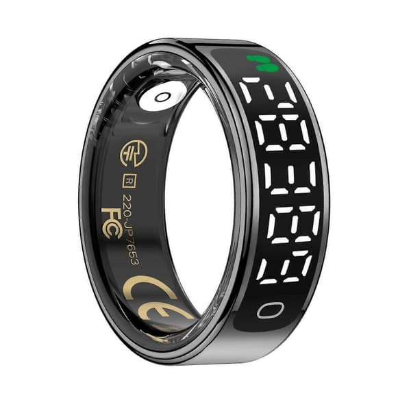 STORLEK 13 Smart Ring, Stöd för hjärtfrekvens / Blodsyre / Sömnövervakning / Rörelsesensor Spel