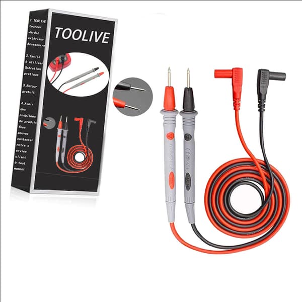Par multimeterprober, 1M kabel, 1000V / 20A / CAT III/IV multimeter testspetsar