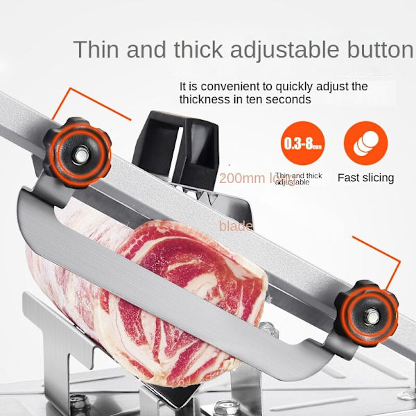 Fårköttsskärare Köttskärare Potatisskärare för kött 430 slicer