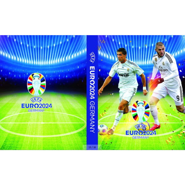 Samlingen av fotbollsstjärnekort rymmer 432 VM Messi Ronaldo-kort Jiugongge 3D Dynamic 1
