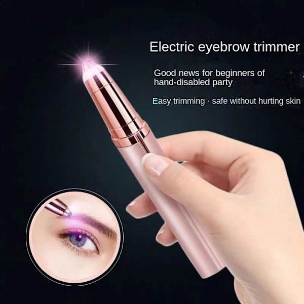Multifunktionell trimmer Uppladdningsbar ögonbrynstrimmer cherry blossom powder