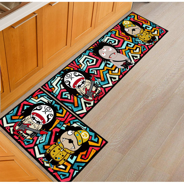 Keittiön lattiamatot, makuuhuoneen sängynmatot, konepesu mahdollisuus. little devil 40 * 60+40 * 120cm two packs