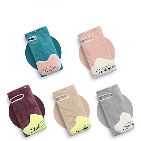 Coral Velvet - Paksu, Imeytyvä ja Nopeasti Kuivuva Aikuisten Uimahaalar s - light grey