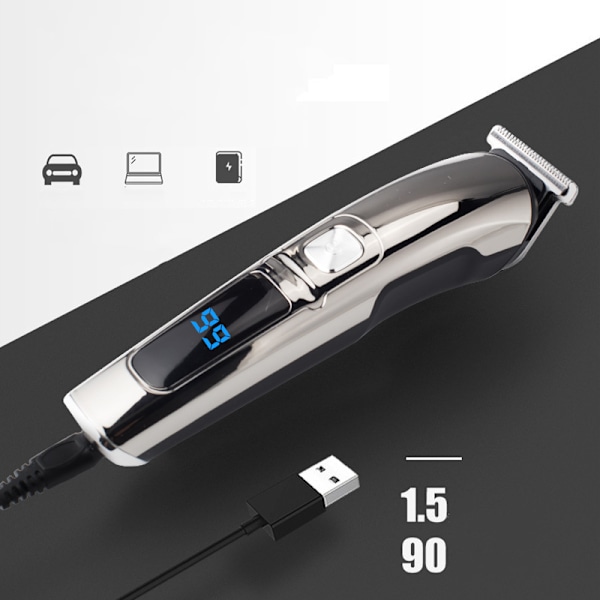 Koko kehon pesu digitaalinen näyttö monitoiminen hiustenleikkuri Multi function hair clipper suit