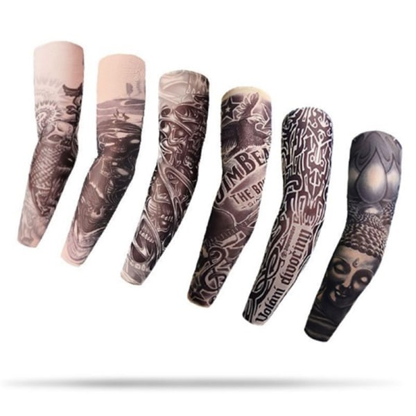 Outdoor Riding Ice Silk Tattoo Arm Sleeve Tatuering Ice Sleeve ts-155 l