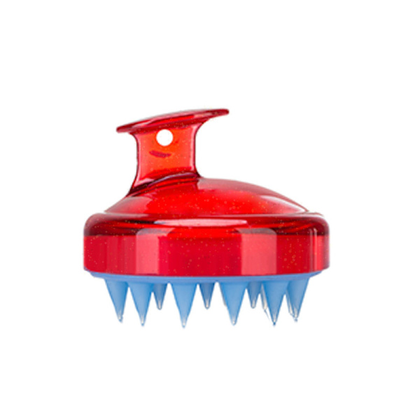Hiuspohjan hieronta, puhdistus ja rentoutus Solid red