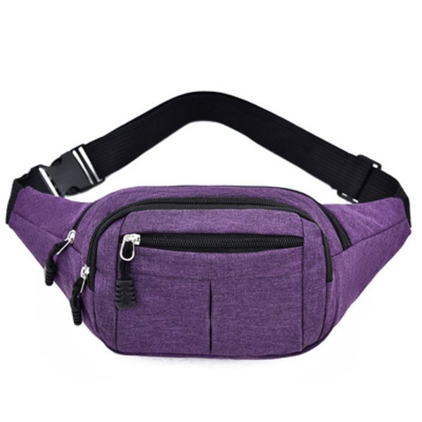 Monitoiminen suurikokoinen vedenpitävä ja kulutusta kestävä ulkoilureppu purple