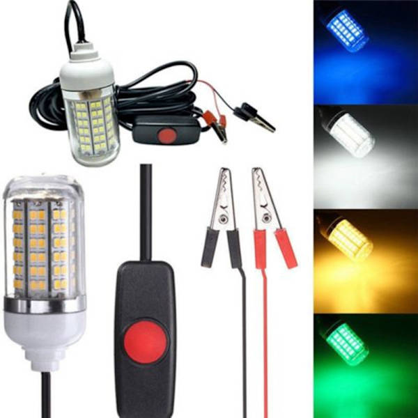 LED-kalastuslamppu Kalastuslamppu Kalastusverkon lamppu Pelastuslautan kalastuslamppu 蓝光
