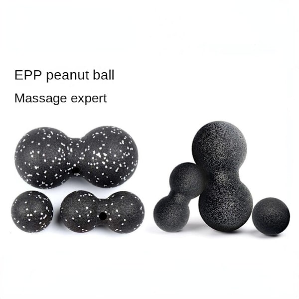 Epp Maapähkinä Fascia -pallo Hierontapallo Lihasten Rentoutuspallo 16*8cm白点双球