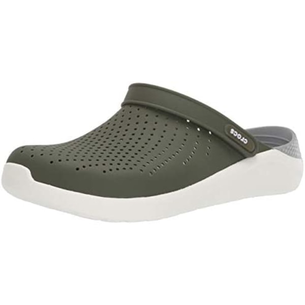 Unisex- LiteRide-träskor för vuxna, Nero army green/white 42/43 eu