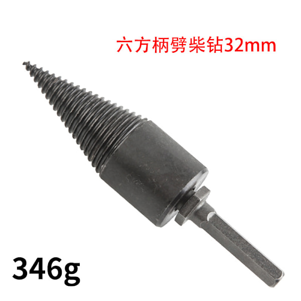 Sähköinen hakkuupää kodille Hexagonal shank firewood drill 32mm