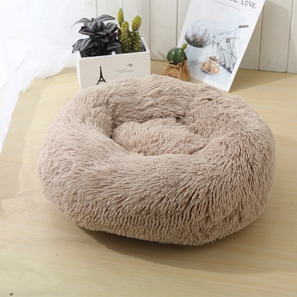 Pyöreä plushi lemmikkipesä Khaki Outer diameter 80cm