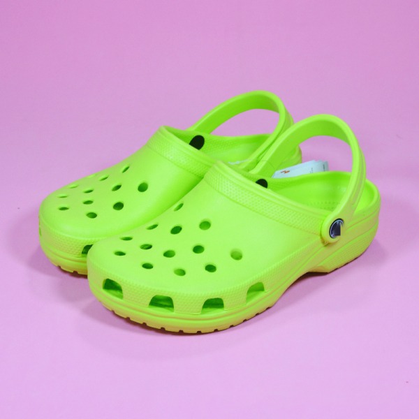 Unisex - Aikuisten Klompit Rakastajille Sandaalit Ja Tossut Koti Vapaa-aikaan Apple Green Star M8W10/41 size