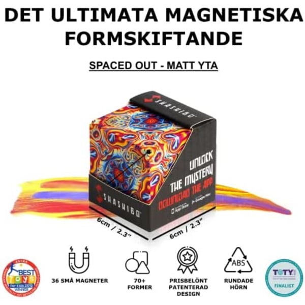3D pusselkub med 36 sällsynta jordartsmagneter elements