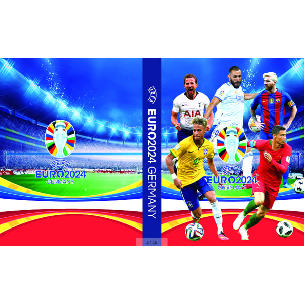 Jalkapallokortti – Jalkapallon tähtikorttien kokoelmaan CAN 432 World Cup Messi Ronaldo -korttia Jiugongge 3D Dynamic 1