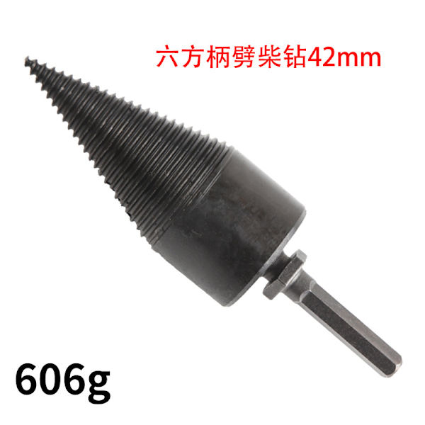 Sähköinen hakkuupää kodille Hexagonal shank firewood drill 42mm