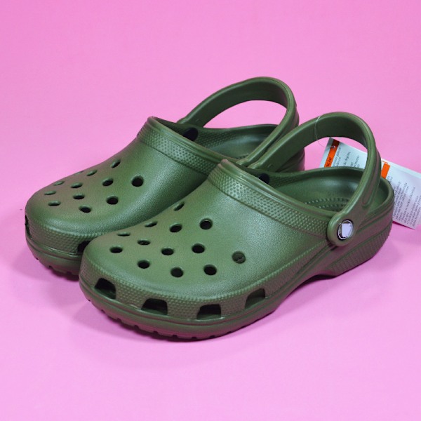 Unisex - Aikuisten Klompit Rakastajille Sandaalit Ja Tossut Koti Vapaa-aikaan Military Green Star M6W8/38 size