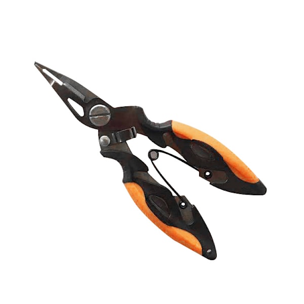 Multifunktionell rostfri titanpläterad fisketång Orange and Black