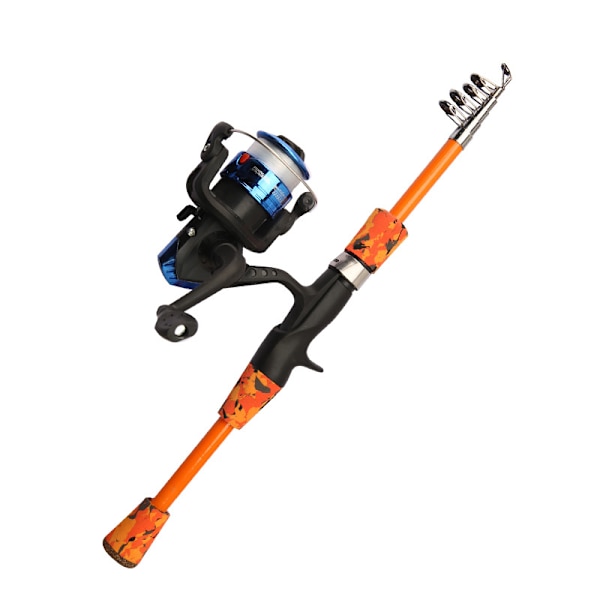 Ultrakort sjöstolpe Mini Portable River Pole blue 1.8m bare pole