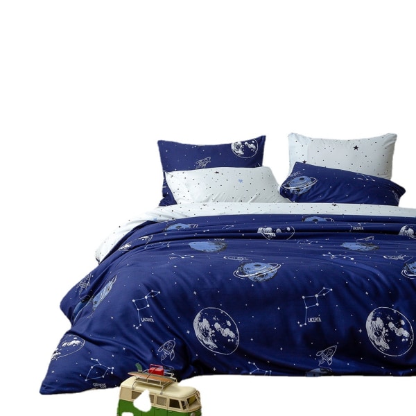 Hemtextil Tredelad cover Set 墨石 美国queen：枕套51*66*2 被套229*229(1.1kg)