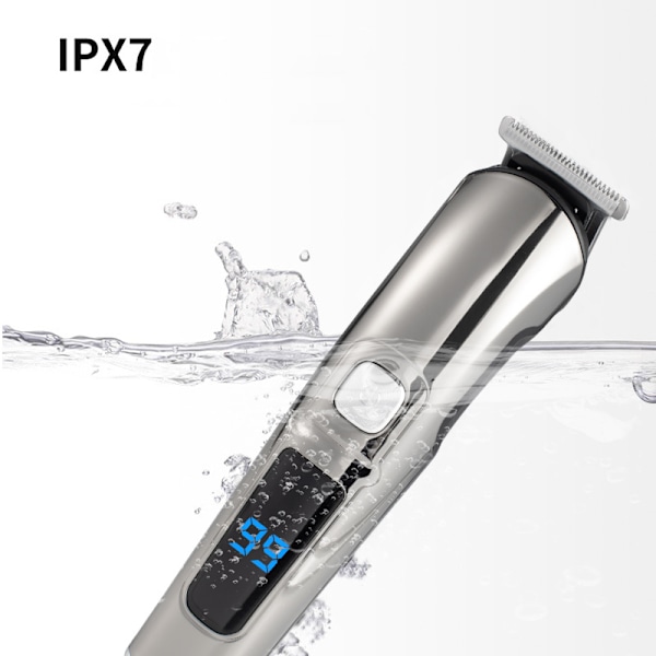 Koko kehon pesu digitaalinen näyttö monitoiminen hiustenleikkuri Multi function hair clipper suit